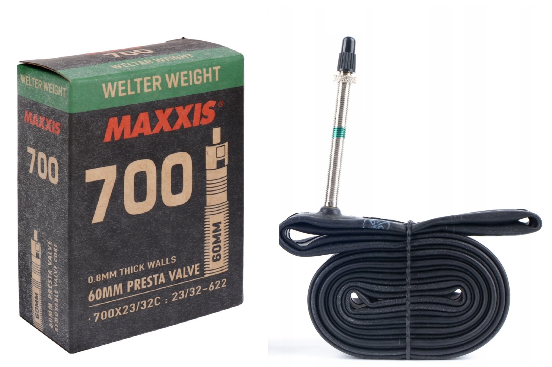 Dętka Rowerowa Maxxis 700x23/25/28/32c Presta 60mm 23/32-622 Szosowa