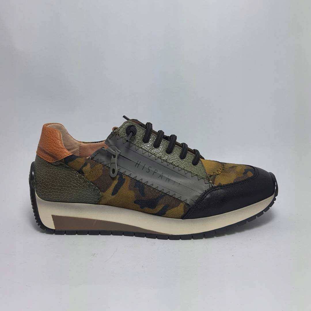 Dámské polobotky Hispanitas Hi 222277 Rafael-black-military 39, Mix