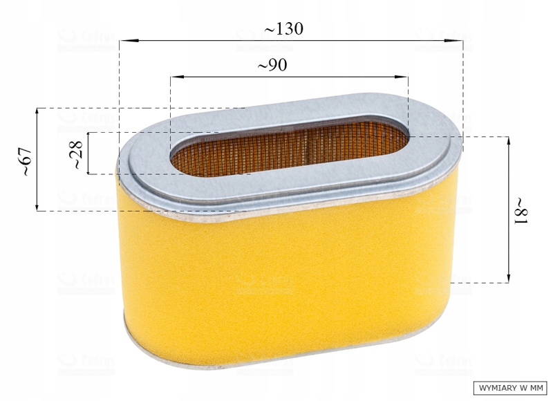 

Filtr Powietrza Honda GXV270 GXV340 17210-ZE8-003