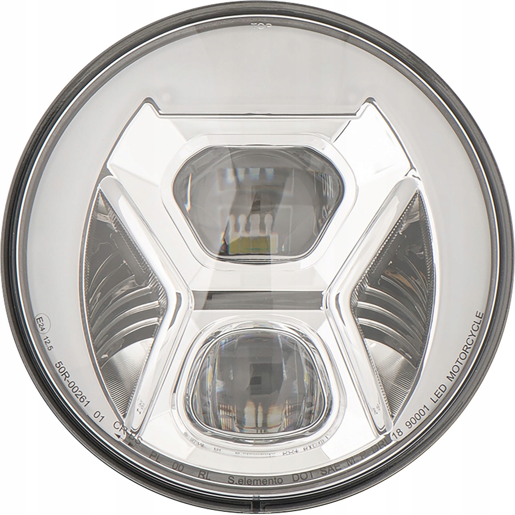 Wkład reflektora LED HIGHSIDER z chromowanym świat Producent HighSider