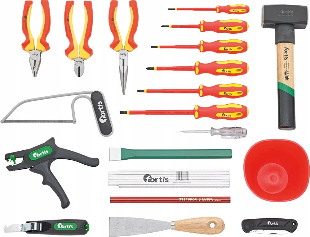 Fortis 8505091510 Zestaw narzędzi dla elektryków Marka Fortis