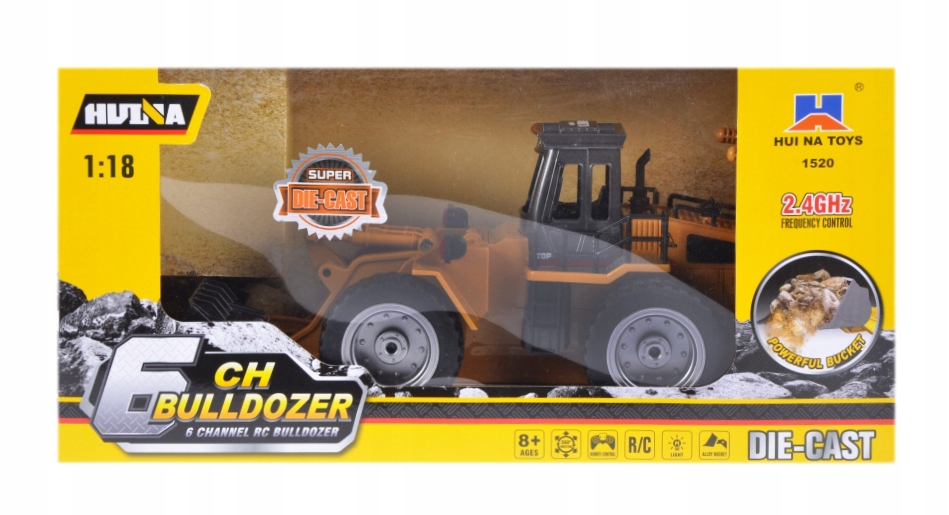 ZDALNIE STEROWANE POJAZDY dla dzieci MEGA CREATIVE interaktywny SPYCHACZ