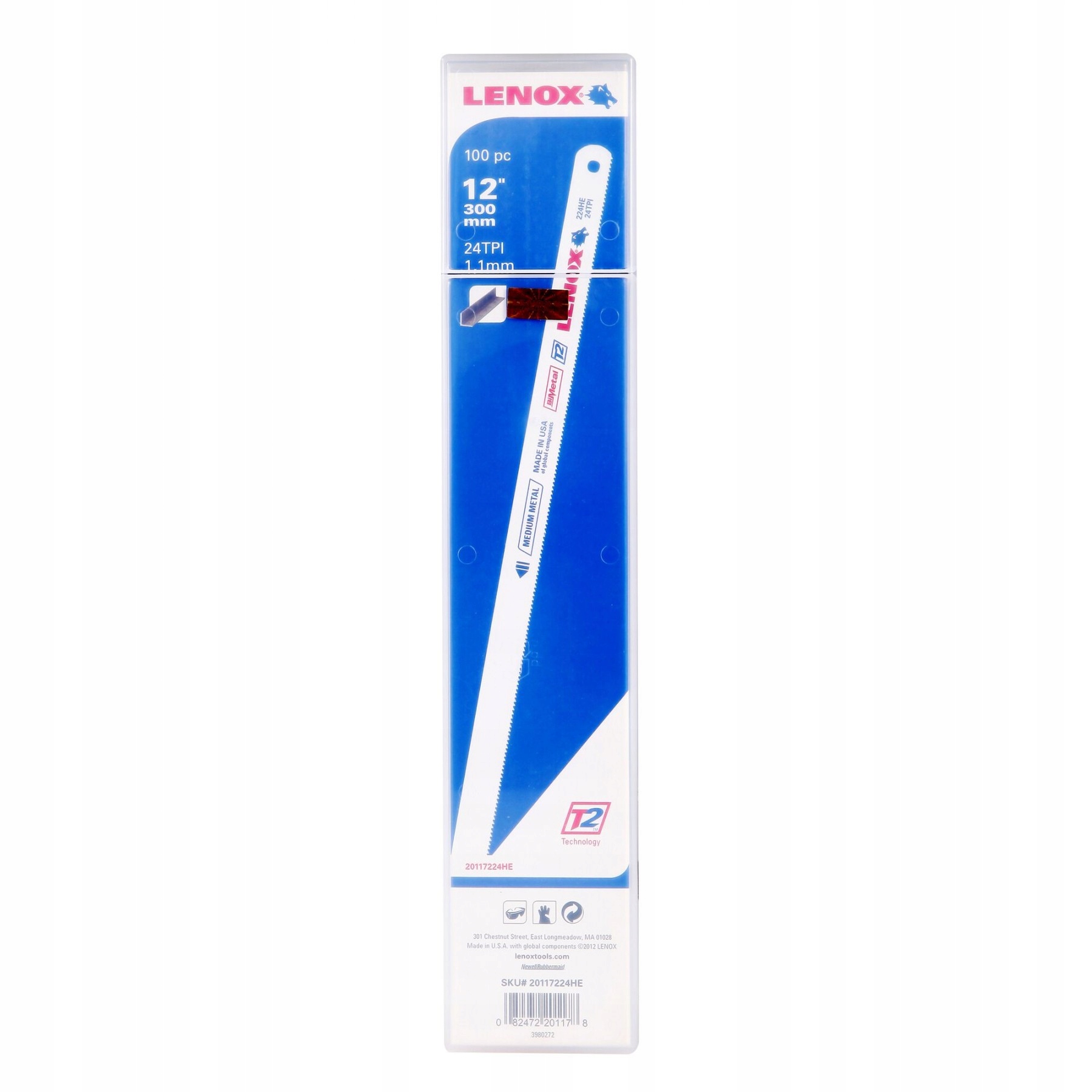 Lnx list pilový 300x13 mm 24 Tpi T2 Bi-metal