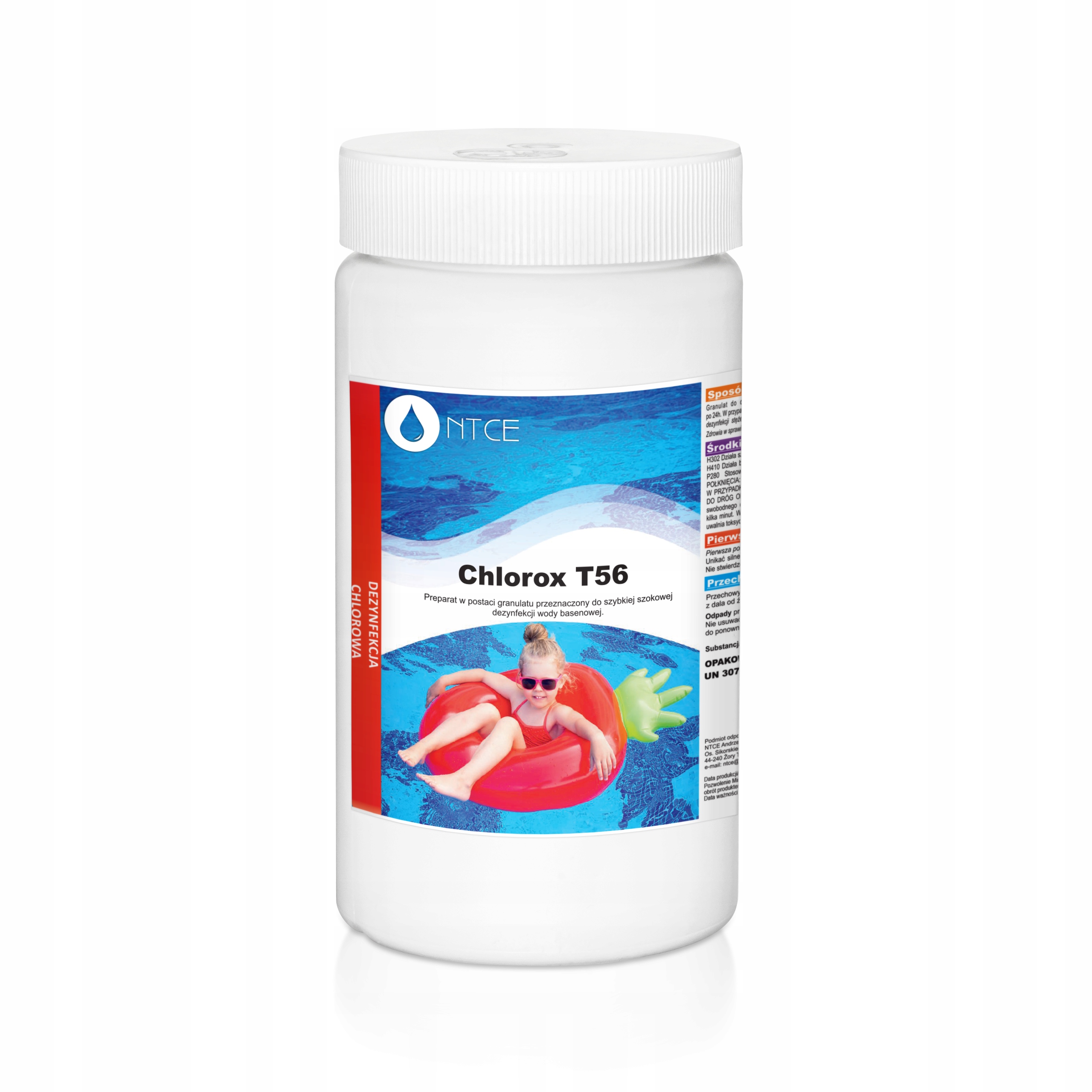 

Chlorox T56 granulat Szok Chlor Do Basenu 1KG