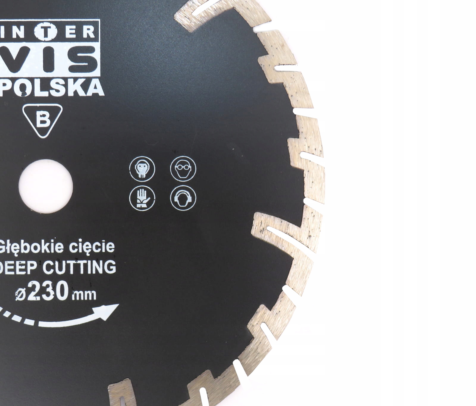 TARCZA DO BETONU DIAMENTOWA INTERVIS 230 DEEP CUT Seria brak