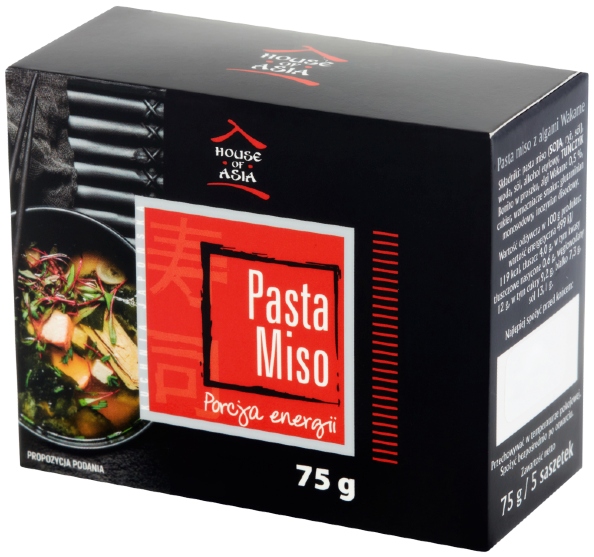 

Zupa miso z algami wakame 5 saszetek House of Asia