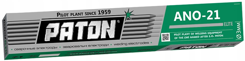 ELEKTRODY SPAWALNICZE PATON ANO 21 ELITE 3,0MM 1KG