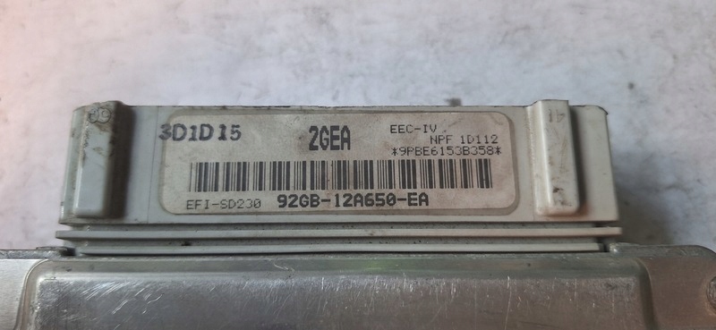 computer Motore FORD SCORPIO e 92GB12A650EA