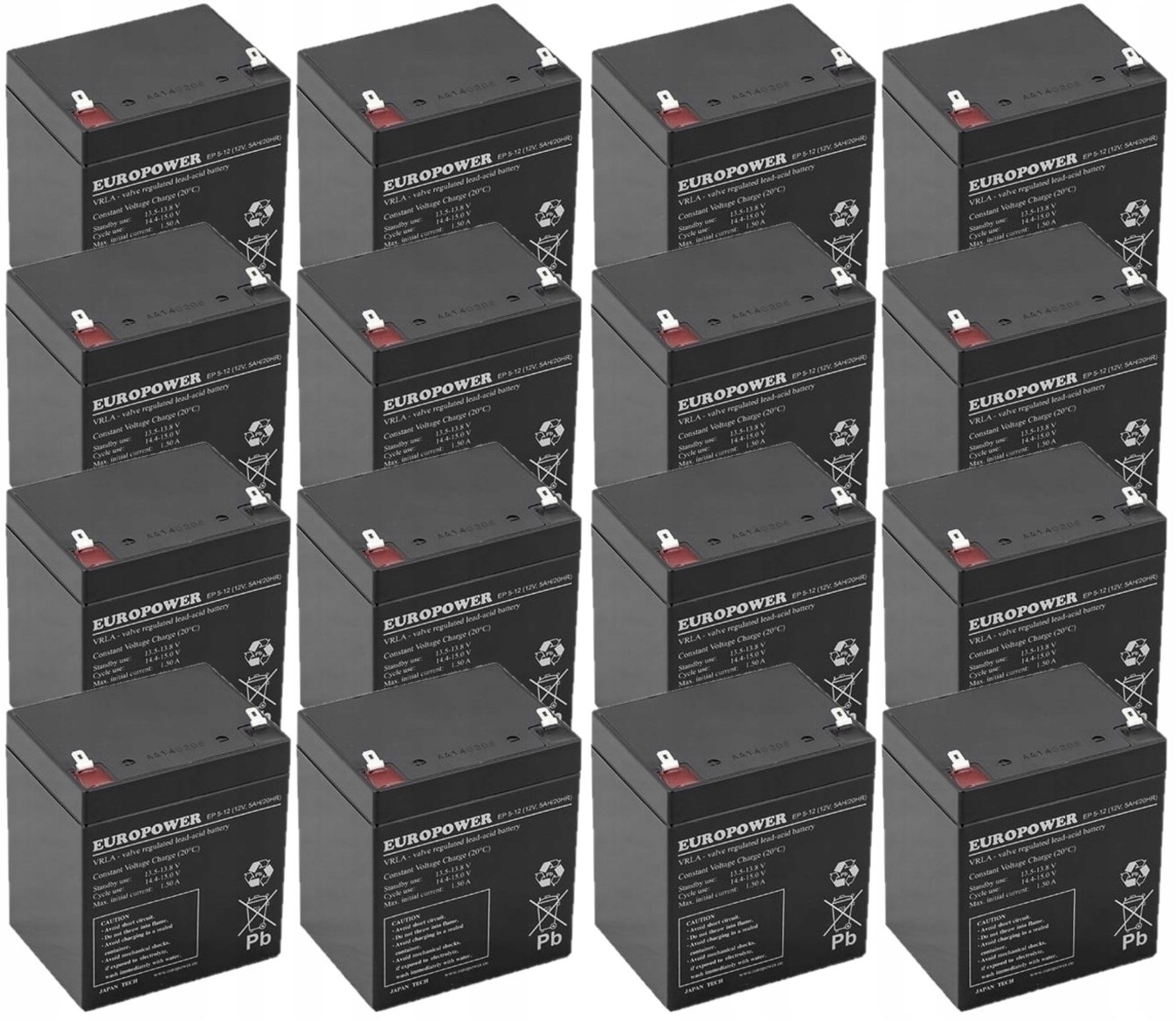 RBC140 RBC 140 #140 ZESTAW AKUMULATORÓW PAKIET BATERII UPS APC 16x EP 5-12