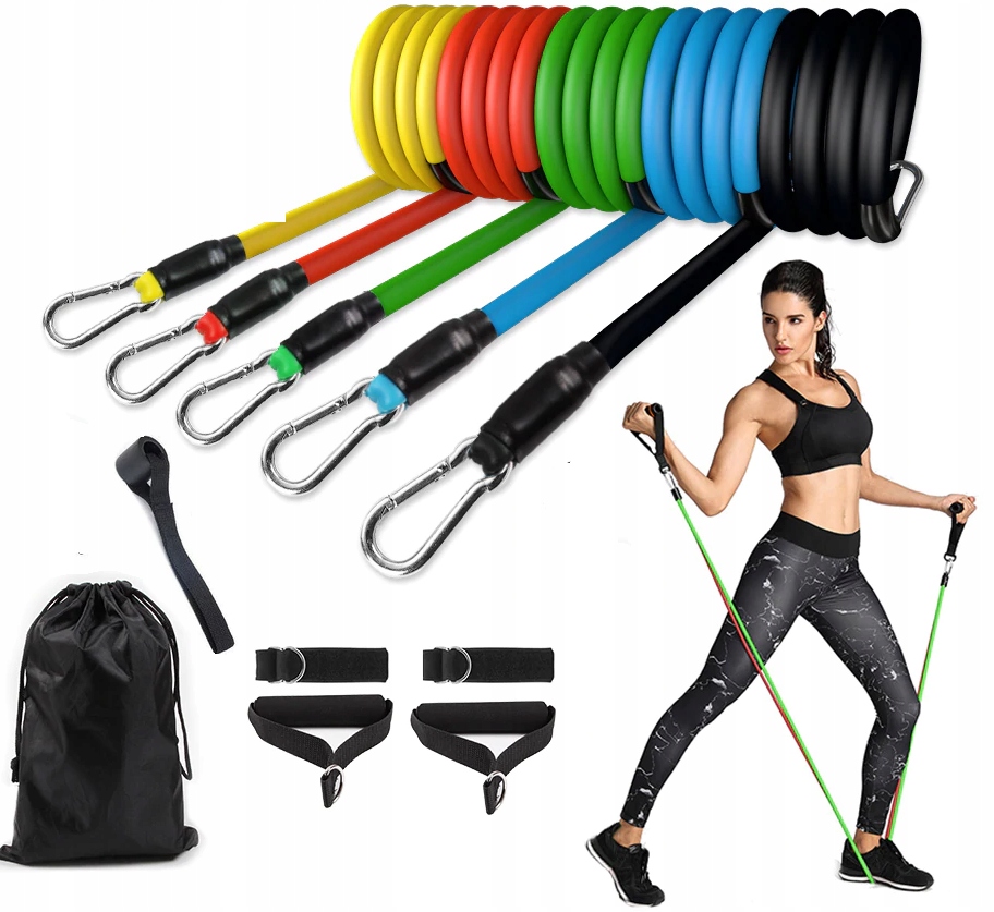 

Zestaw 5 Gum Oporowych Do Ćwiczeń Fitness Crossfit