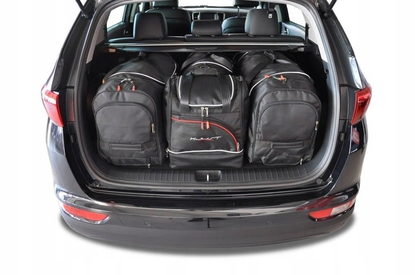 J&j Automotive Sada 4ks cestovných tašiek Sport pre Kia Sportage 2016+