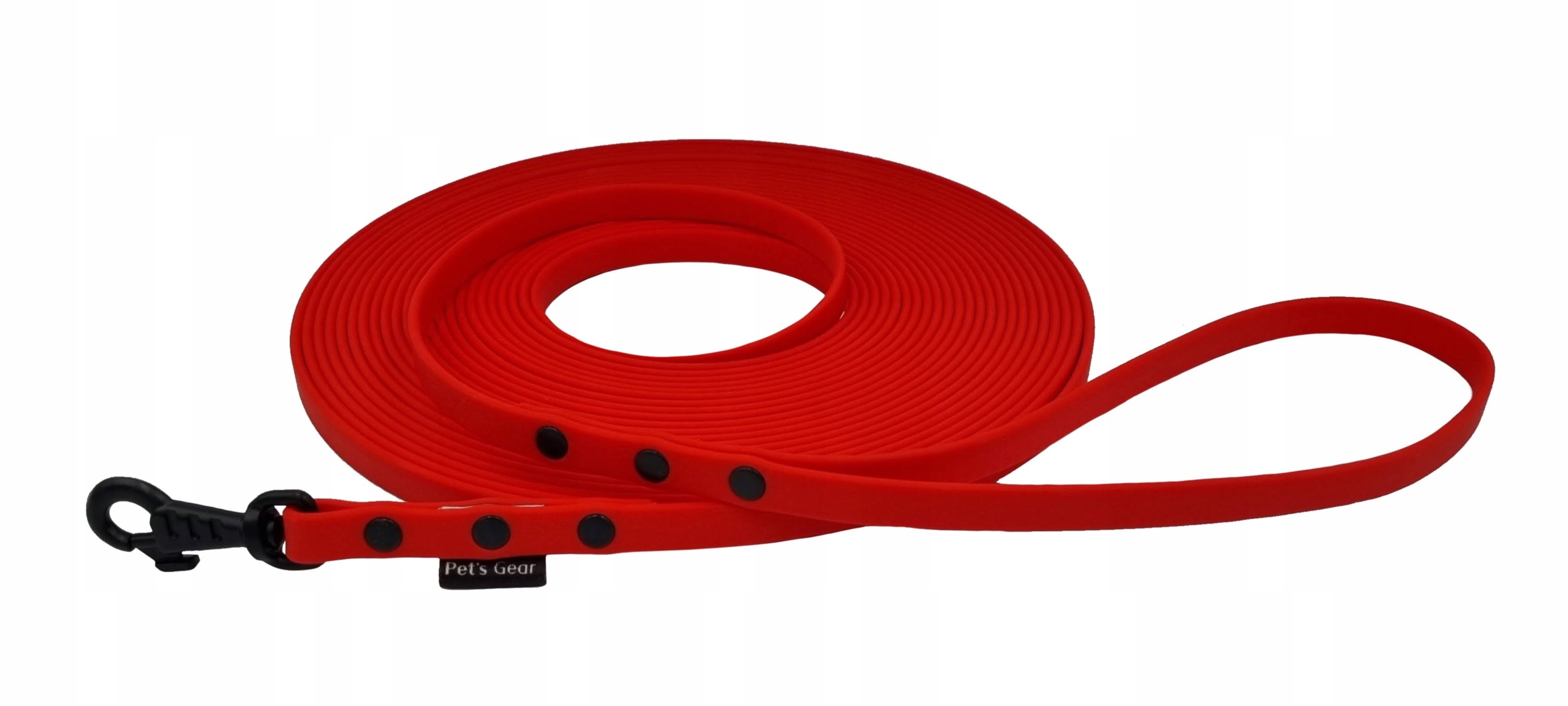 

Linka treningowa wodoodporna Pvc 5 m 1cm czerwo cz