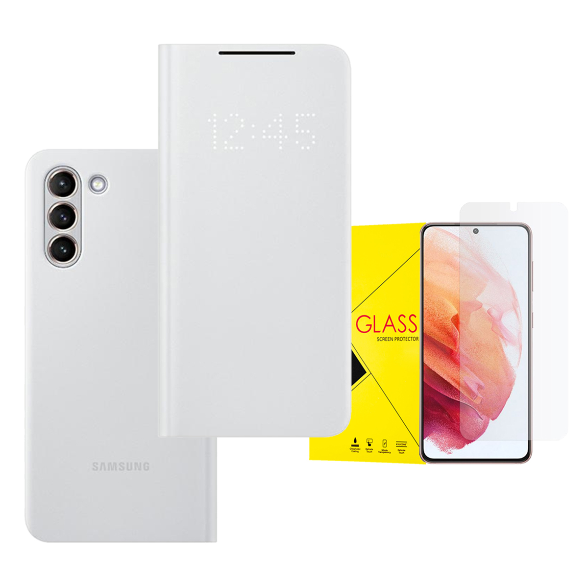 

Samsung Etui Do Galaxy S21+ Plus + Szkło Hybrydowe