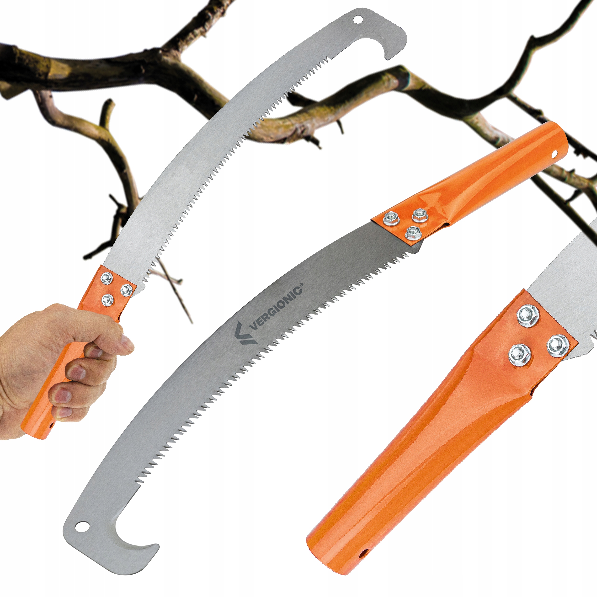 

Piła ogrodowa ręczna z hakiem 350 mm Mocna Ogród