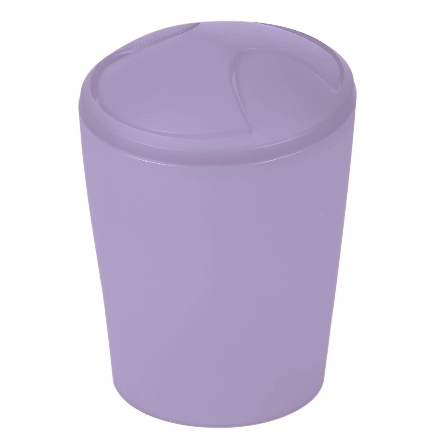 Levně Spirella výklopný odpadkový koš Move, fialový plast, 5 L