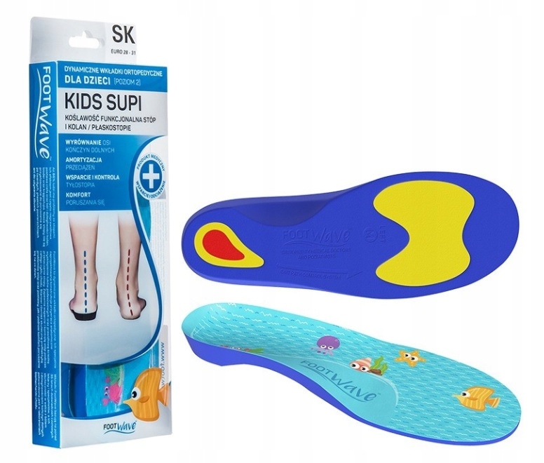 

Wkładki ortopedyczne dla dzieci Kids Supi 28-29