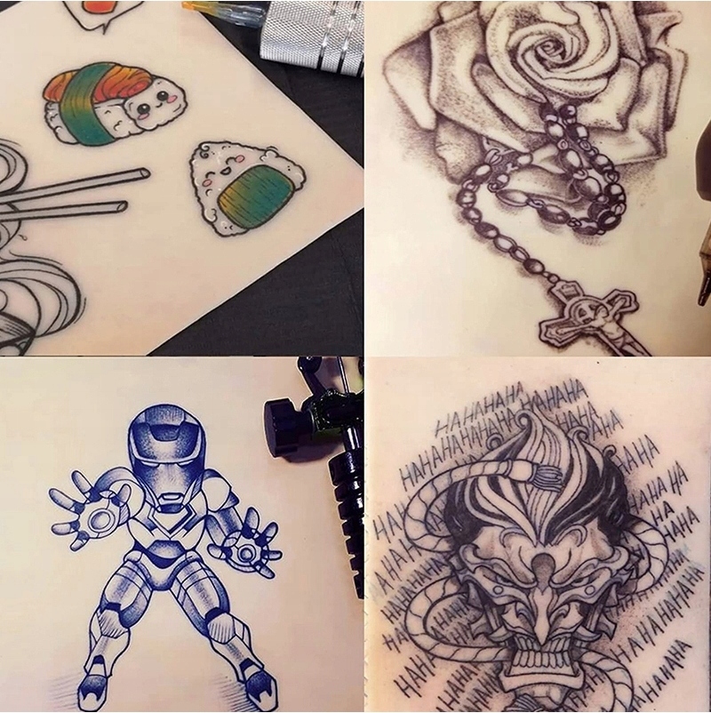 10x SZTUCZNA SKÓRA NAUKI TATUAŻU DWUSTRONNA SKÓRKA EAN (GTIN) 5904158845221