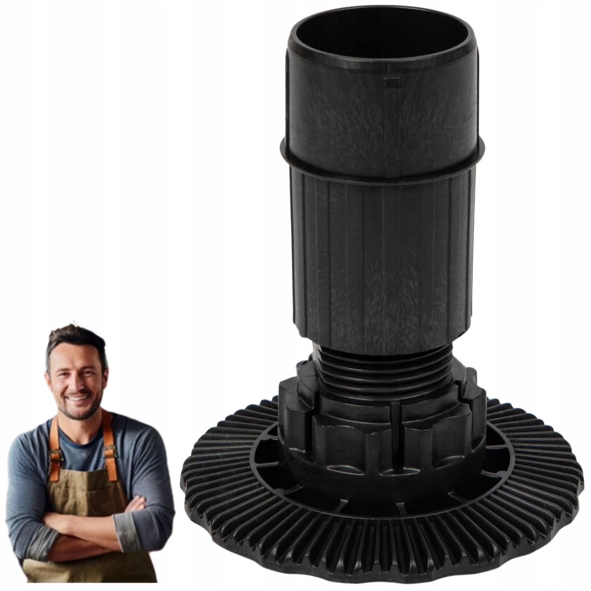 Nábytková noha Axilo Hafele H-100 mm (90-120 mm) 637.76.353 100 ks