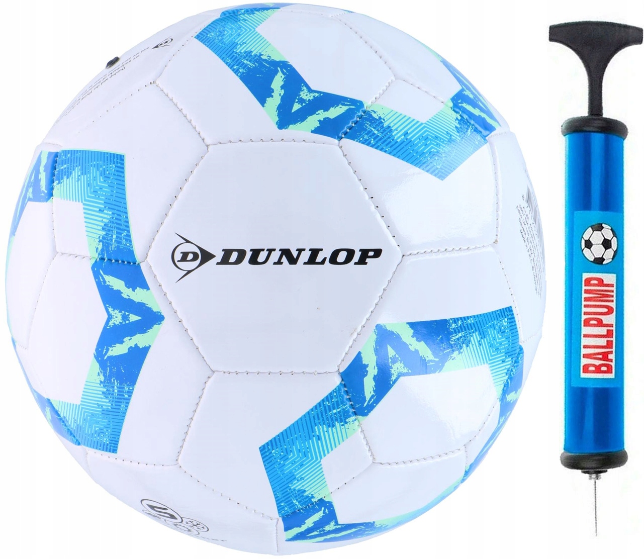 

Piłka Nożna Dunlop Do Nogi r. 5 do nogi Pompka!