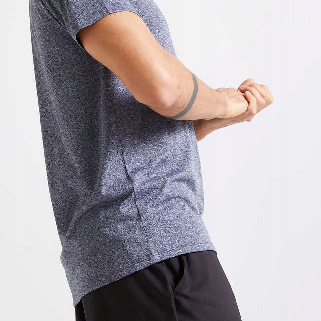 MĘSKA ODDYCHAJĄCA KOSZULKA DO BIEGANIA TRENING - M Właściwości oddychające odprowadzające wilgoć