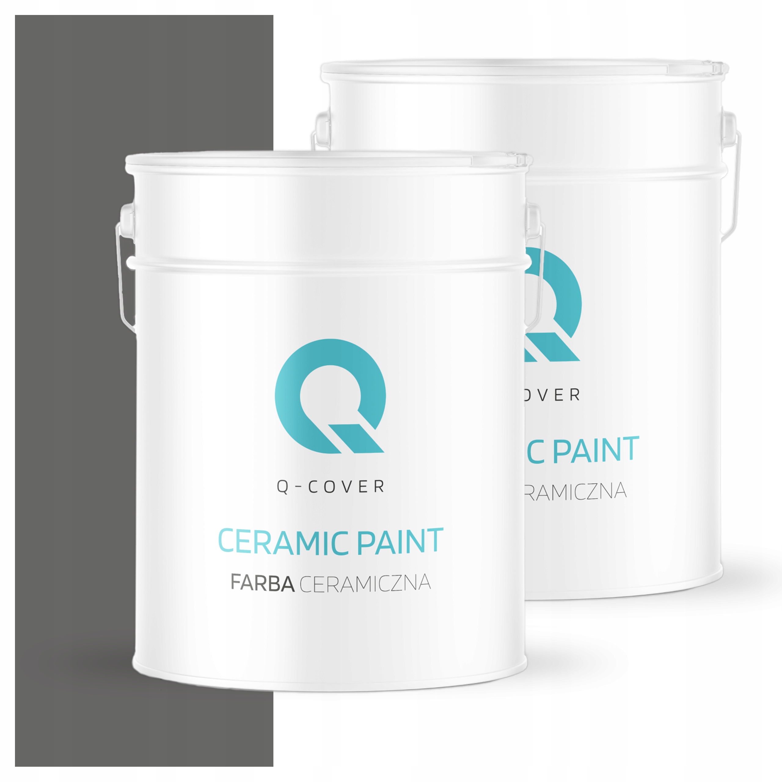 Keramická umývateľná farba na interiér 10 l, hlboká matná farba, grafitová H1213