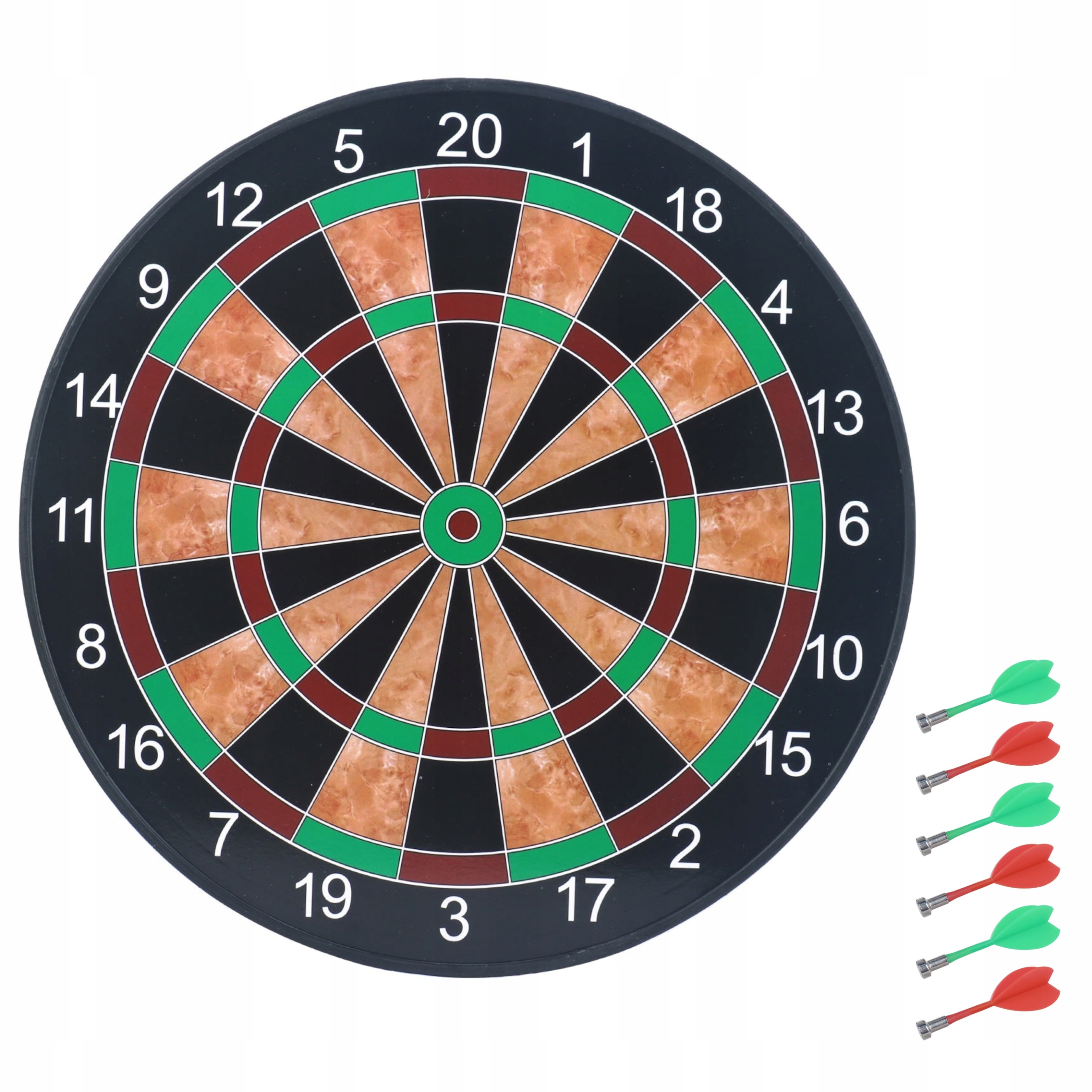 TARCZA MAGNETYCZNA Z RZUTKAMI 36,5 cm DART 6 RZUTEK GRA 1748