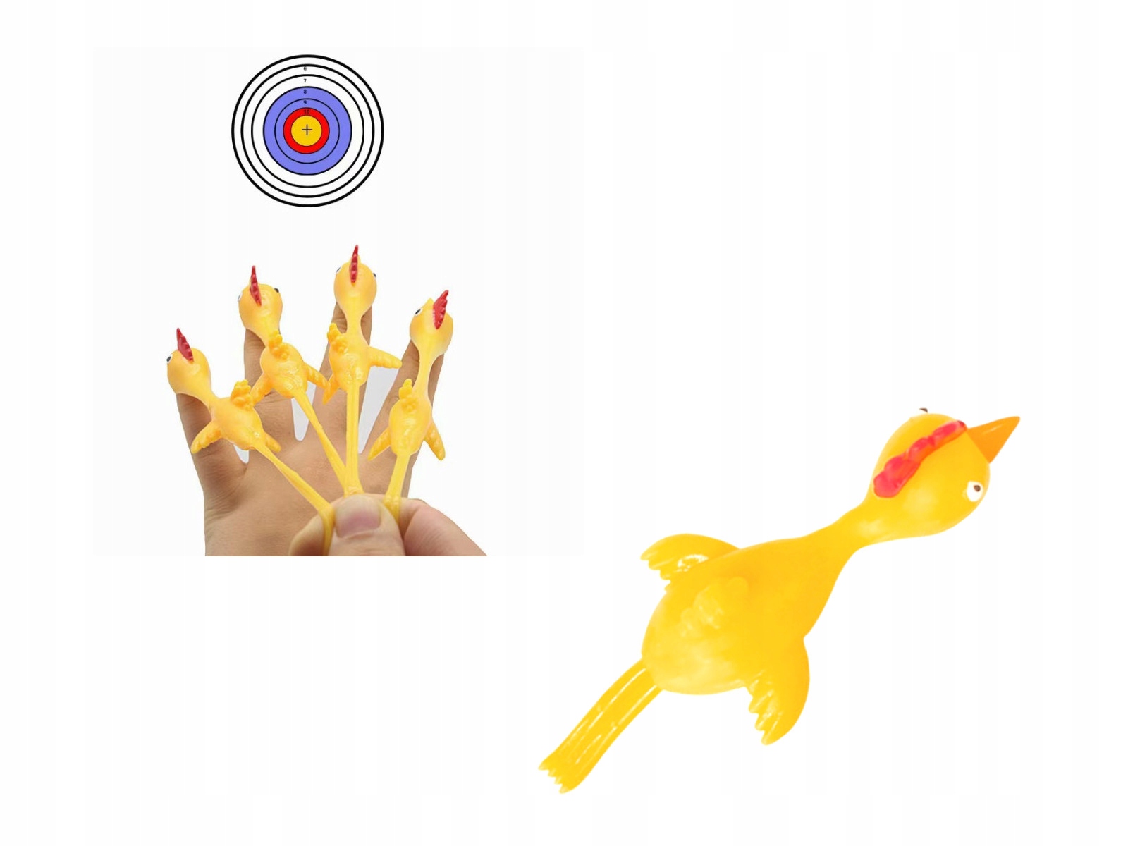 

Kurczak kura proca katapulta na palec broń