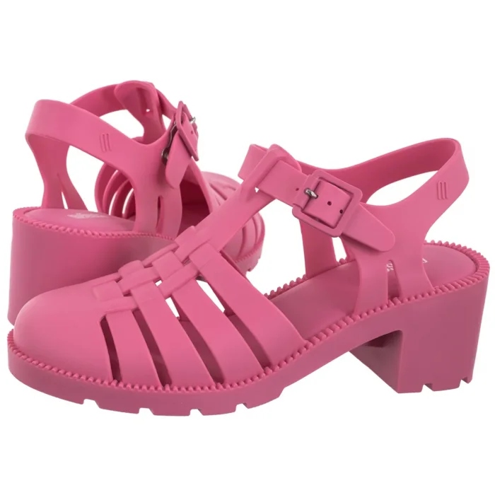 Dámské sandály na podpatku Melissa Id Heel Ad 35804 Pink Růžové