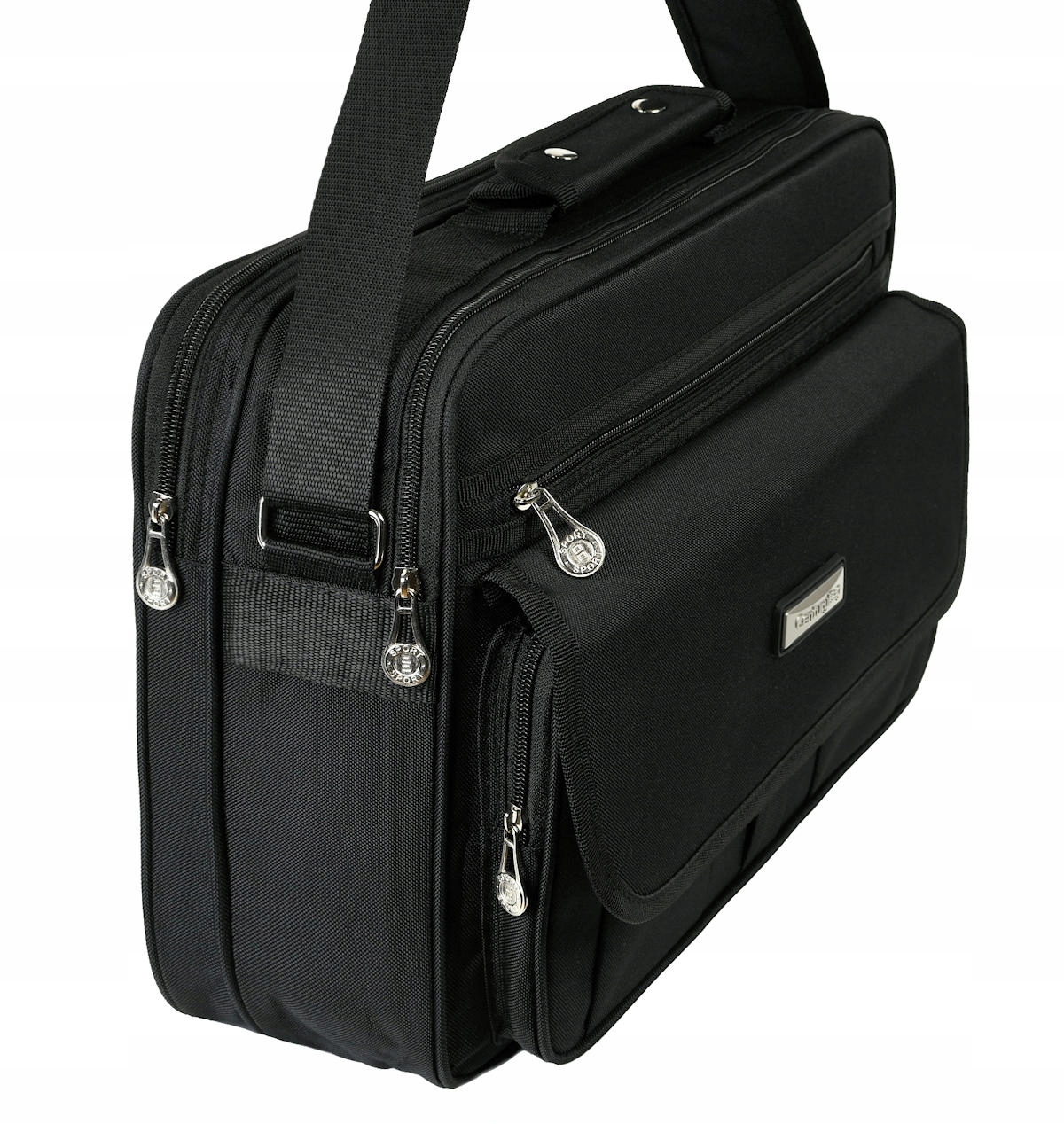 TORBA MĘSKA TECZKA na ramię BAGAŻ do PRACY Kolor czarny