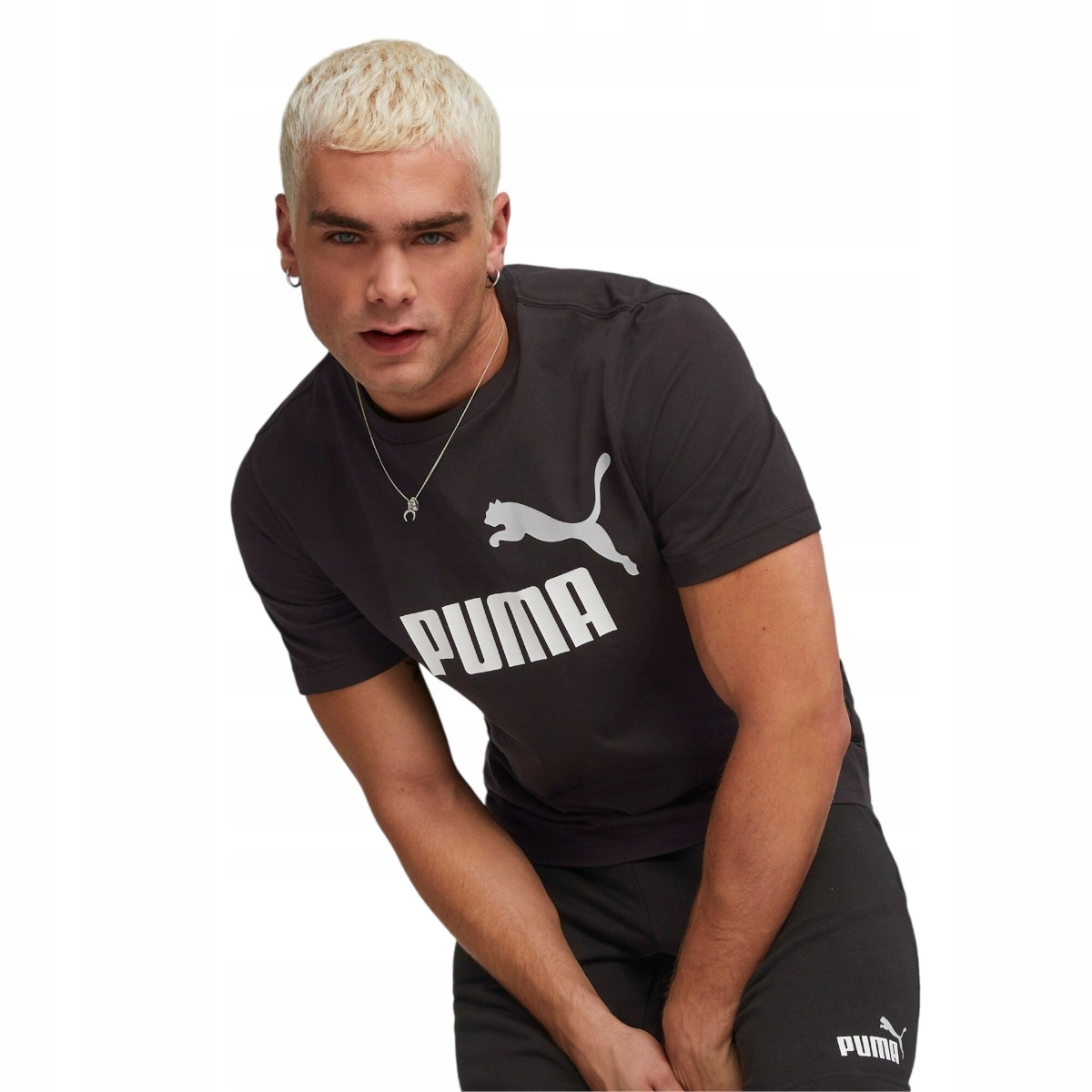 PUMA KOSZULKA MĘSKA T-SHIRT ESS+2 COL CZARNA r.M Marka Puma