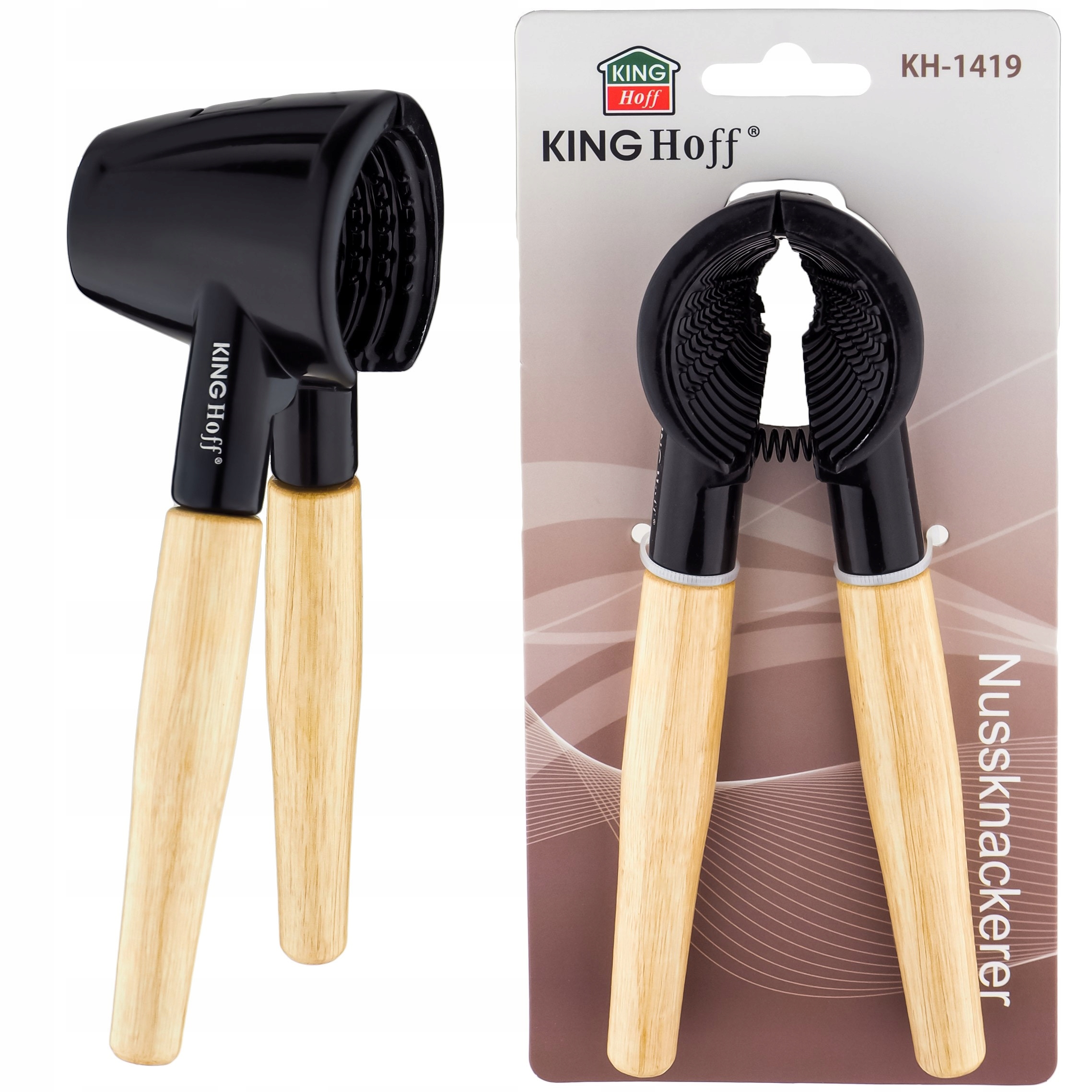 

Stalowy Dziadek Do Orzechów Drewno Rączki Kinghoff