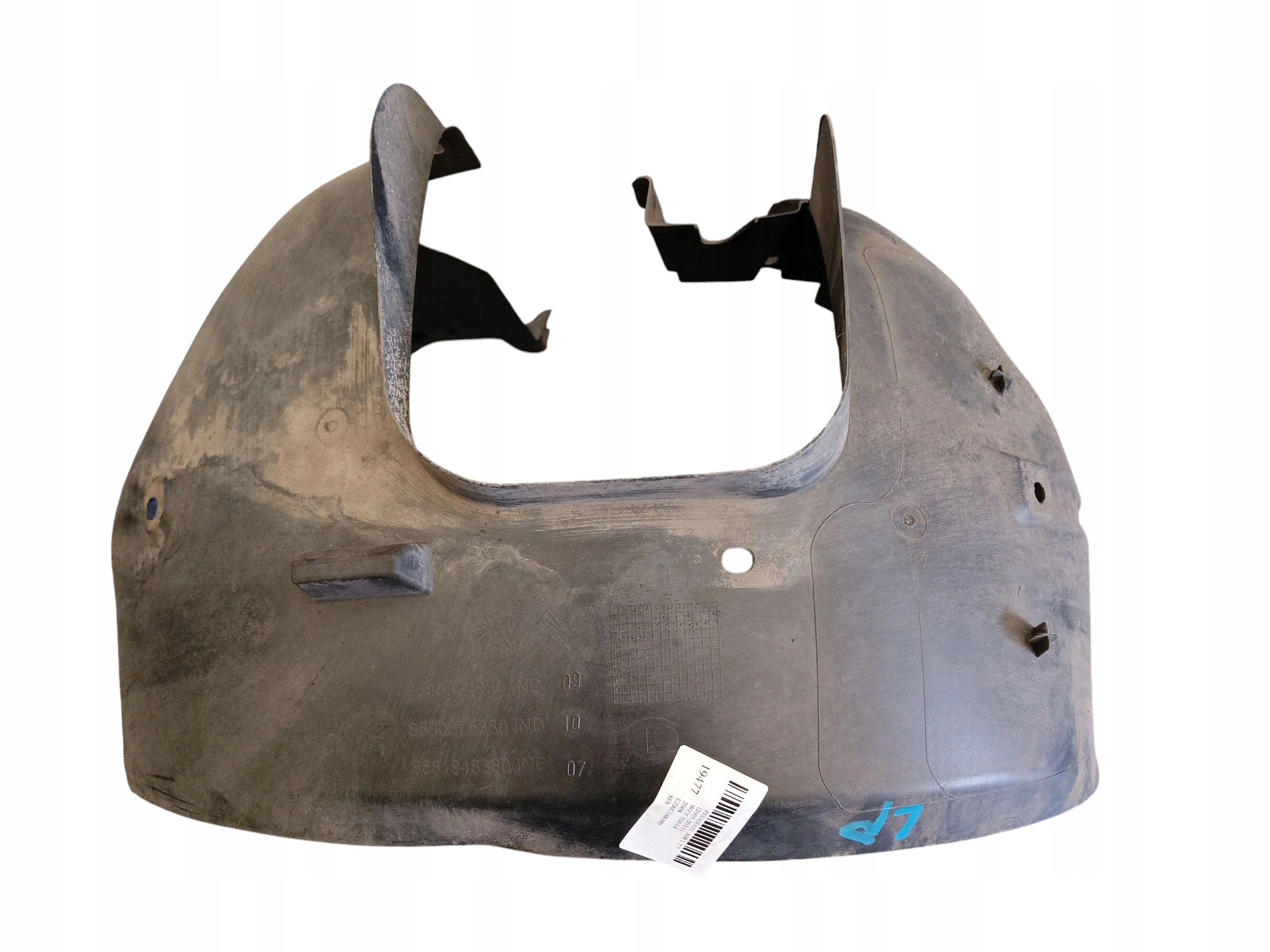 mudguard left front PEUGEOT 308 and T7 (2007-2011) 9680374980