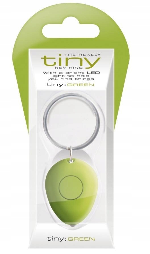 REALLY TINY KEYRING - BRELOCZEK Z LAMPKĄ - ZIELONY