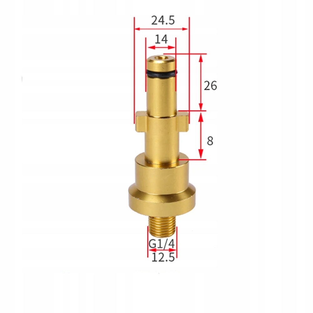 ADAPTER REDUKCJA WTYK SZYBKOZŁĄCZE PIANOWNICY NILFISK STIHL HUSQVARNA 1/4" Marka Rosfix