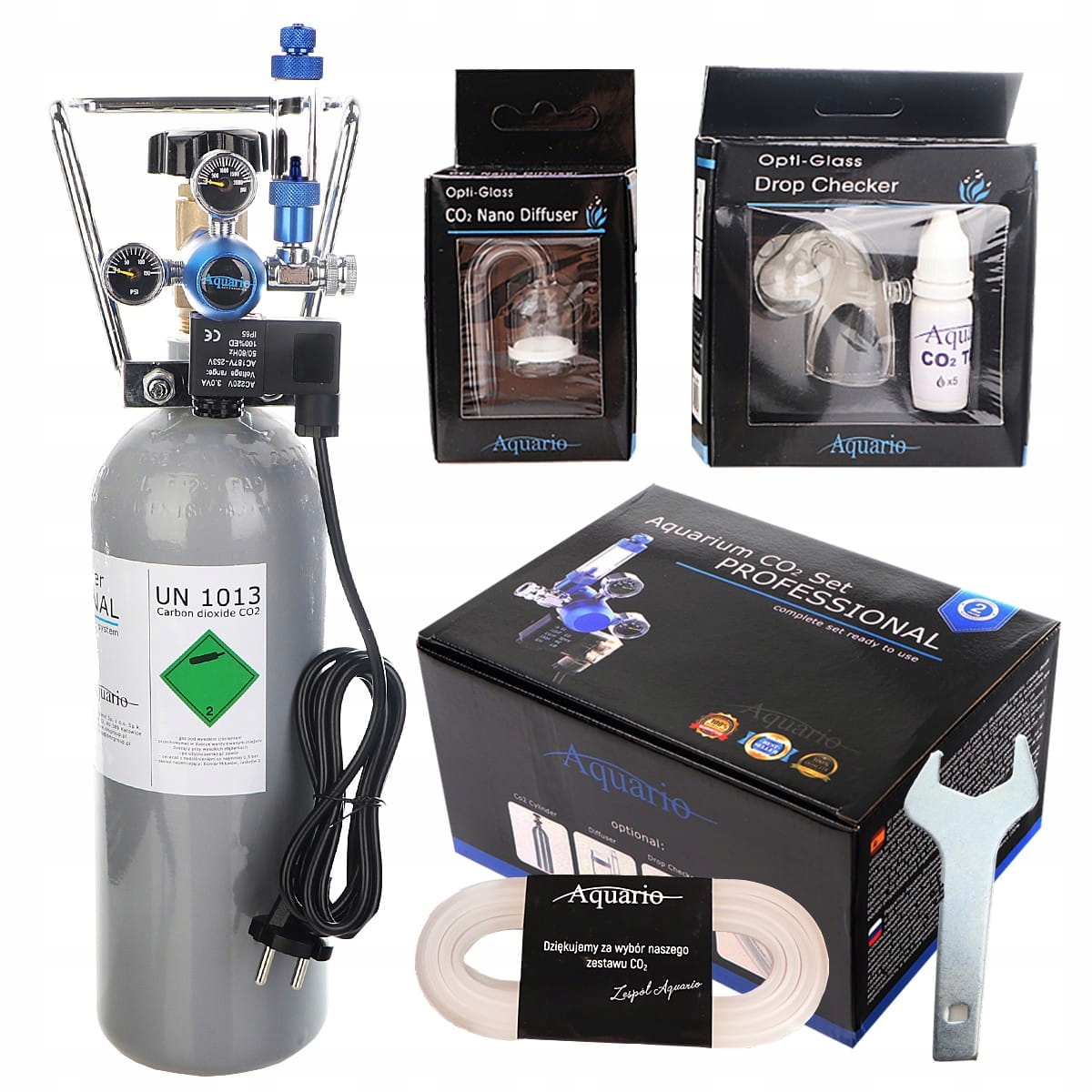 

Zestaw CO2 Aquario Blue Professional Z Butlą 2L