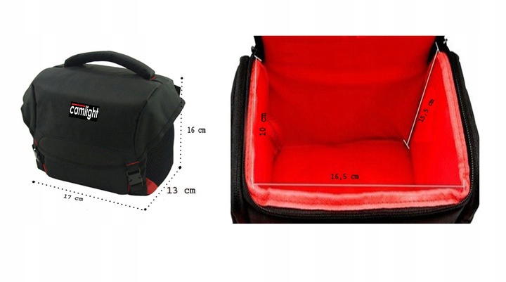 FUTERAŁ ETUI POKROWIEC na APARAT FOTOGRAFICZNY Kod producenta LIGHT_BAGCAM_