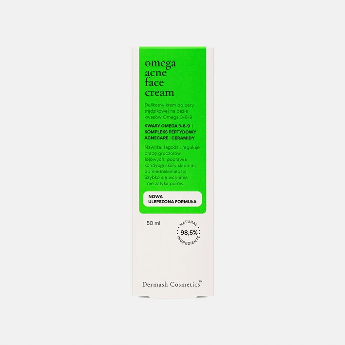Omega Acne Face Cream Krem Nawilżająco-Łagodzący do Cery Trądzikowej 50ml