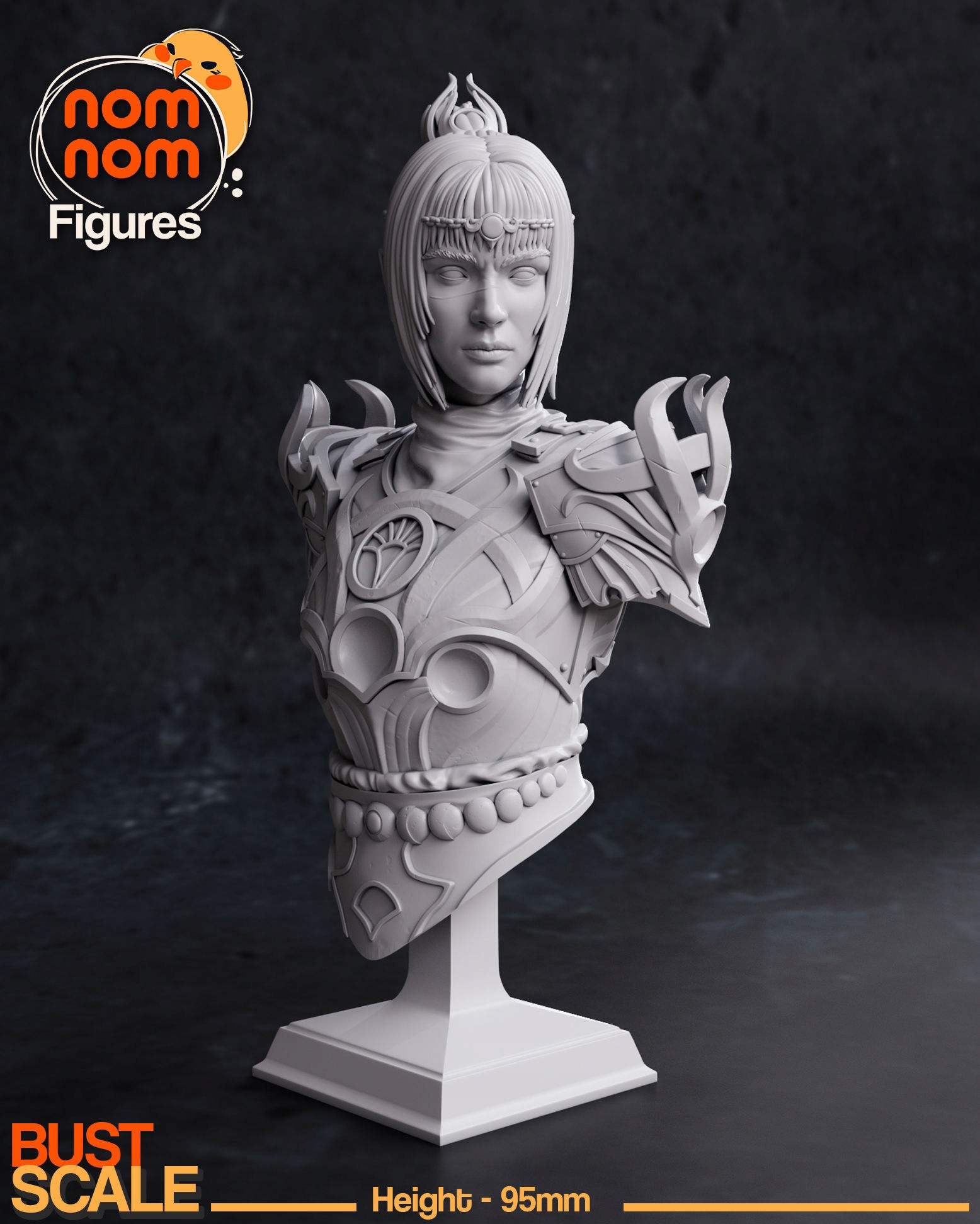 Figurka Shadowheart Baldur's Gate 3 Popiersie NomNom Figures 3D tisk 14K