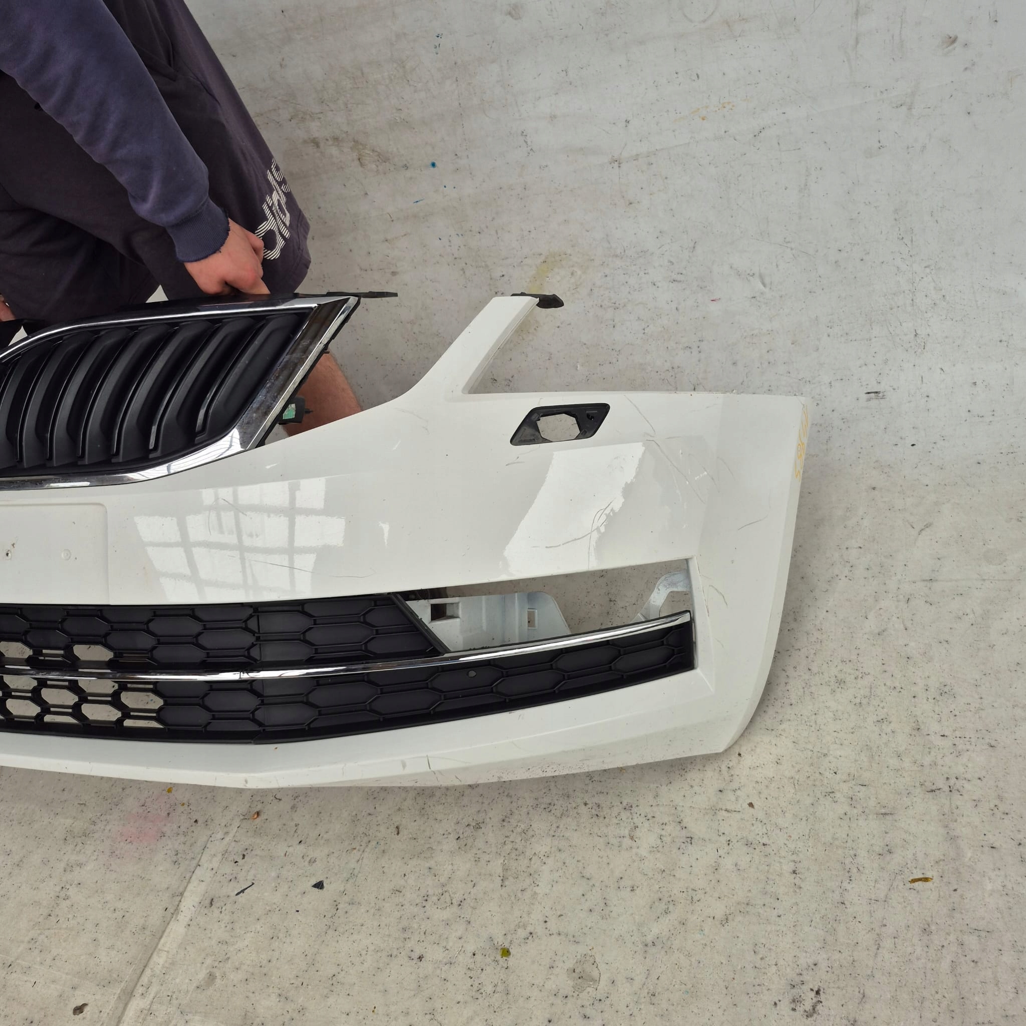 SKODA OCTAVIA III LIFT 17- bumper front front SPR 5E0807221N