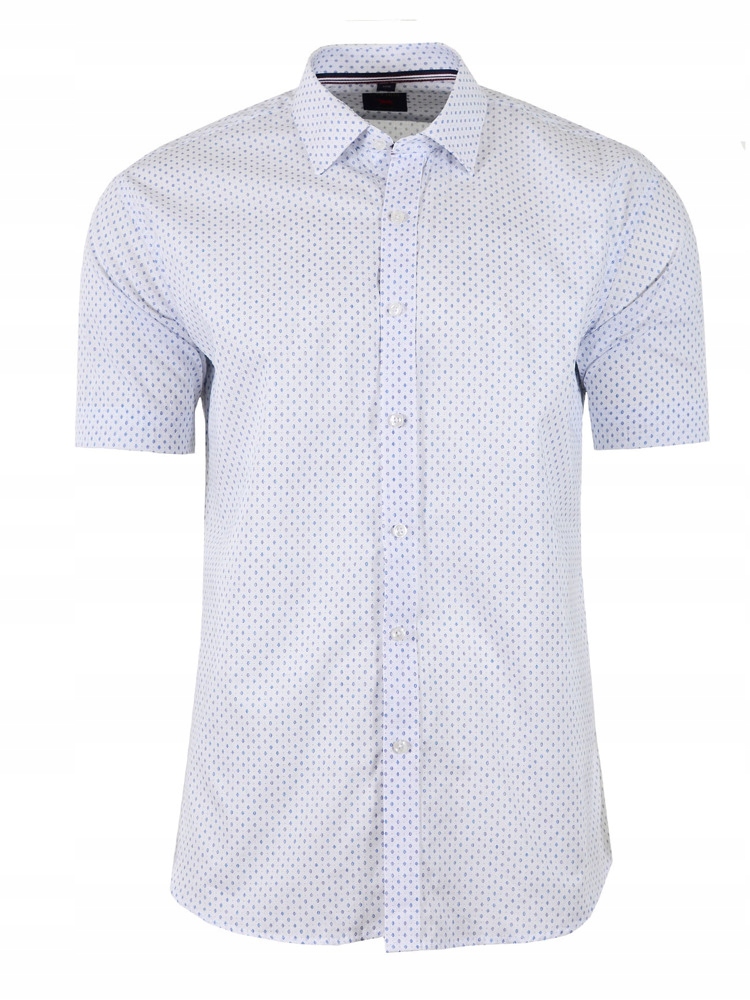 

41/42 Koszula Wzory Biała Krótki