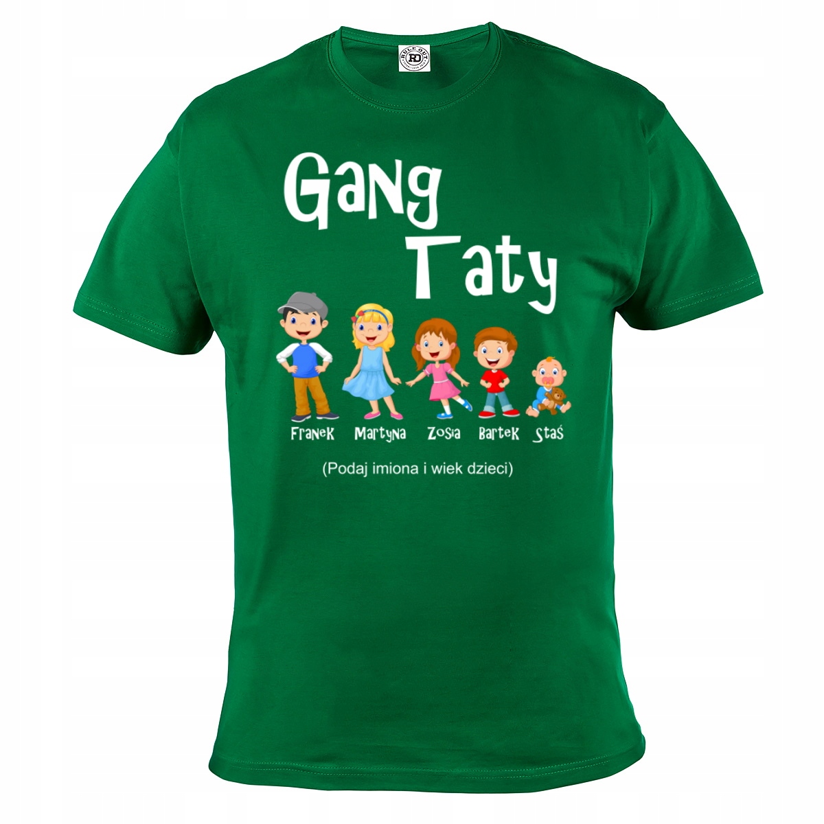 

Męska Koszulka Prezent Na Dzień Ojca Gang Taty