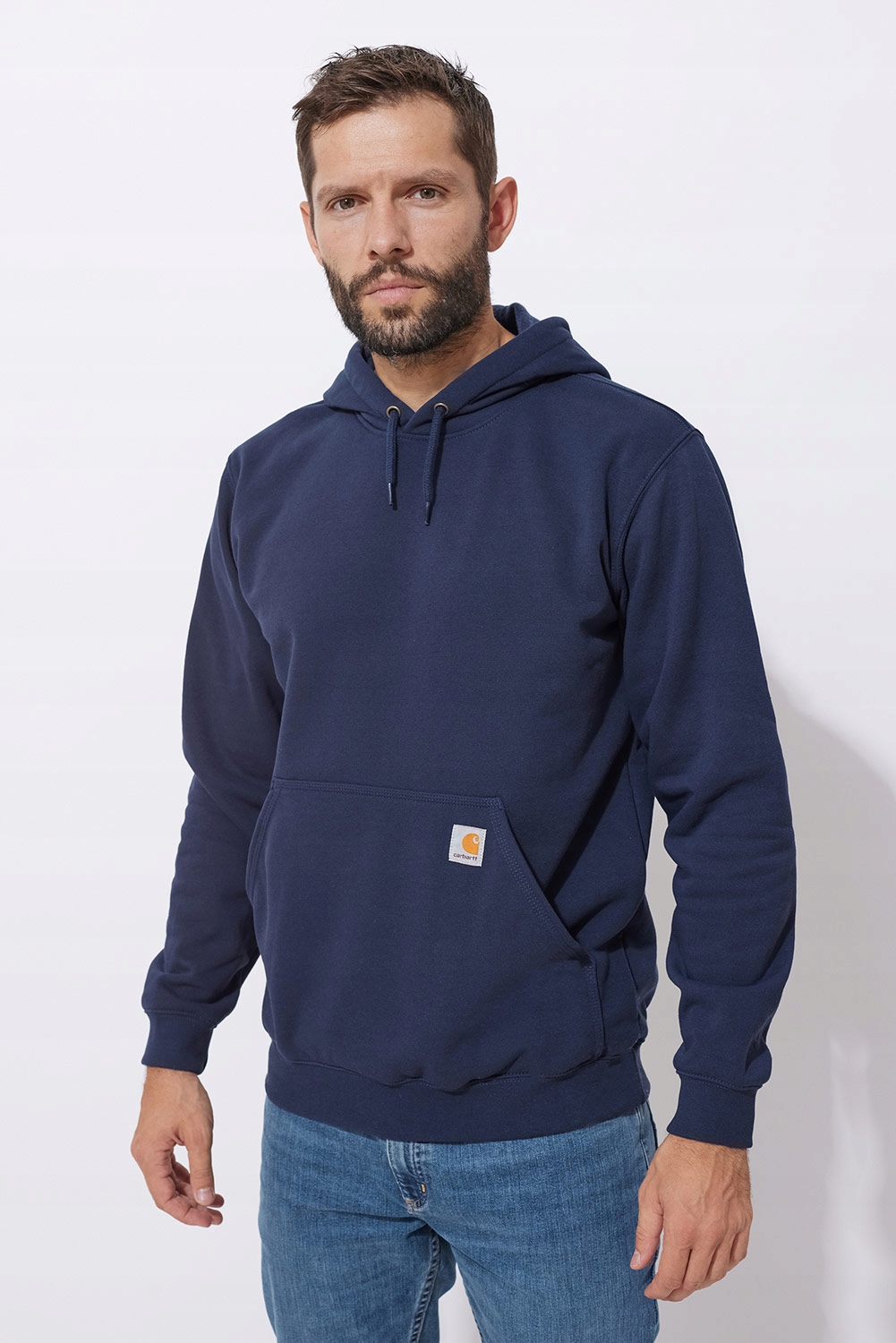 Mikina Mikina s kapucí Carhartt L nová námořnická modrá