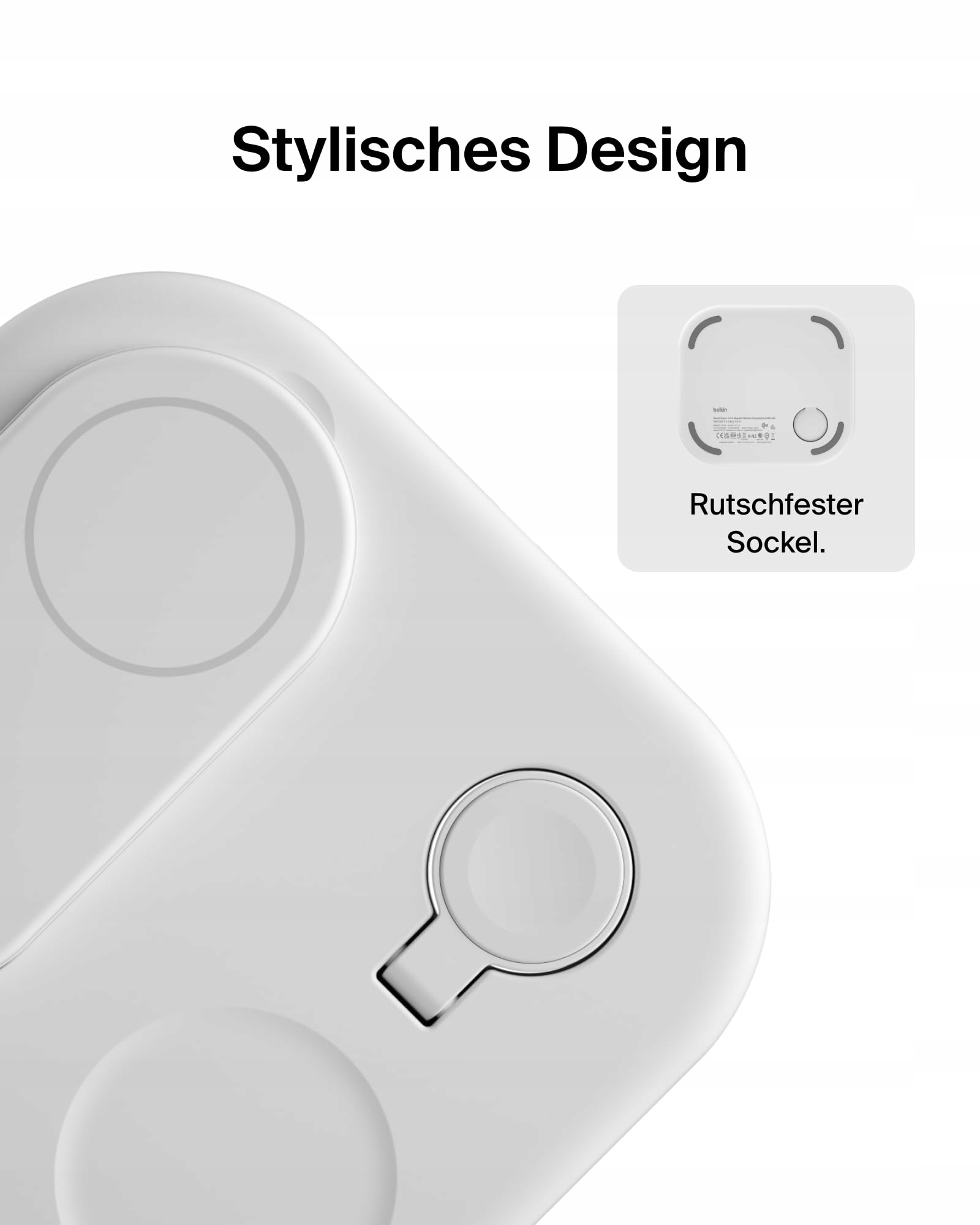 BELKIN BoostCharge 3w1 Qi2 15W MagSafe iPhone Watch AirPods — miniatura 7