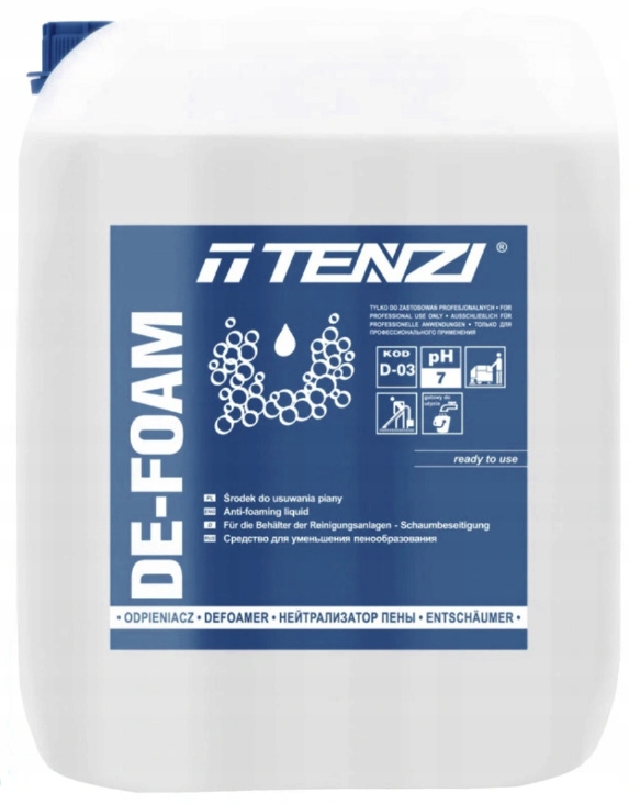 Tenzi De-foam Odpieniacz usuwanie piany D-03 10l