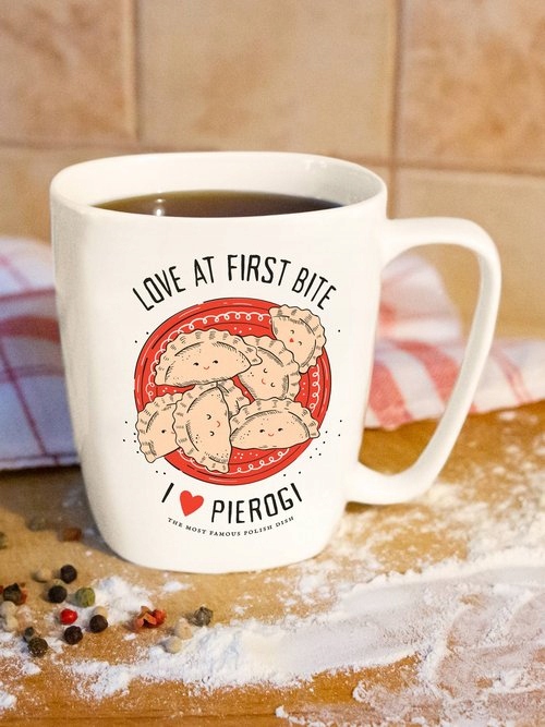 

Kubek I love pierogi