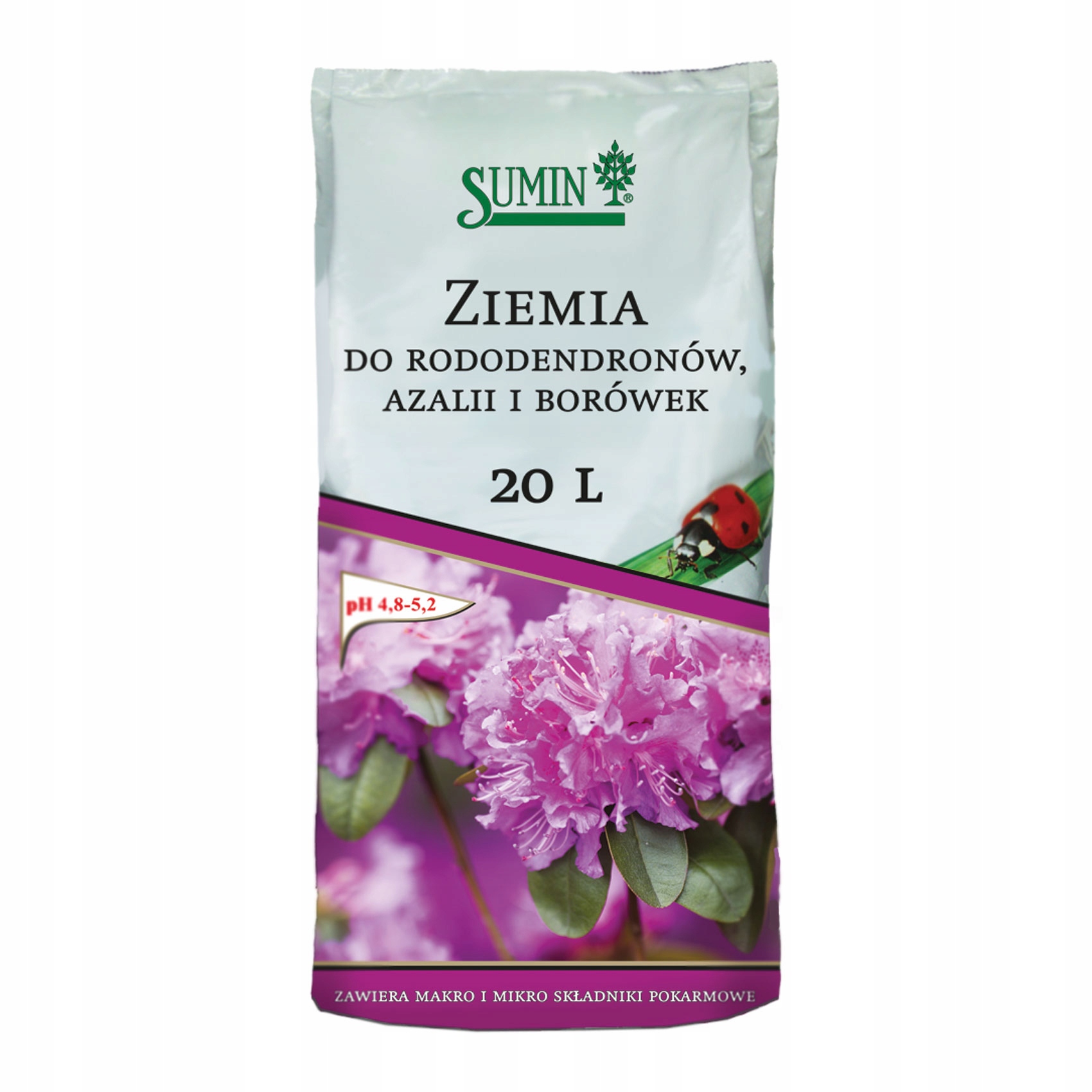 

Ziemia do rododendronów azalii 20l borówek