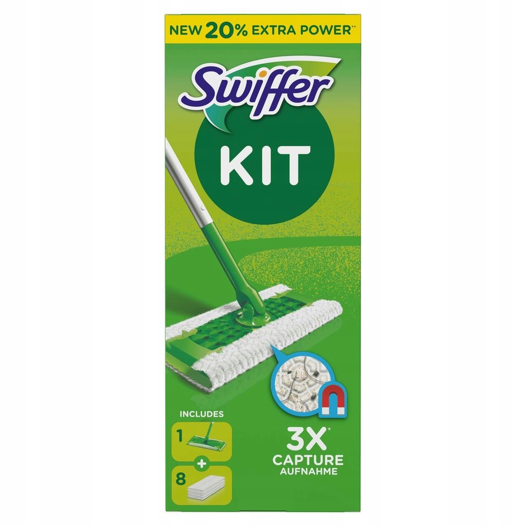 

Swiffer Mop Kit zestaw startowy mop 8 wkładów