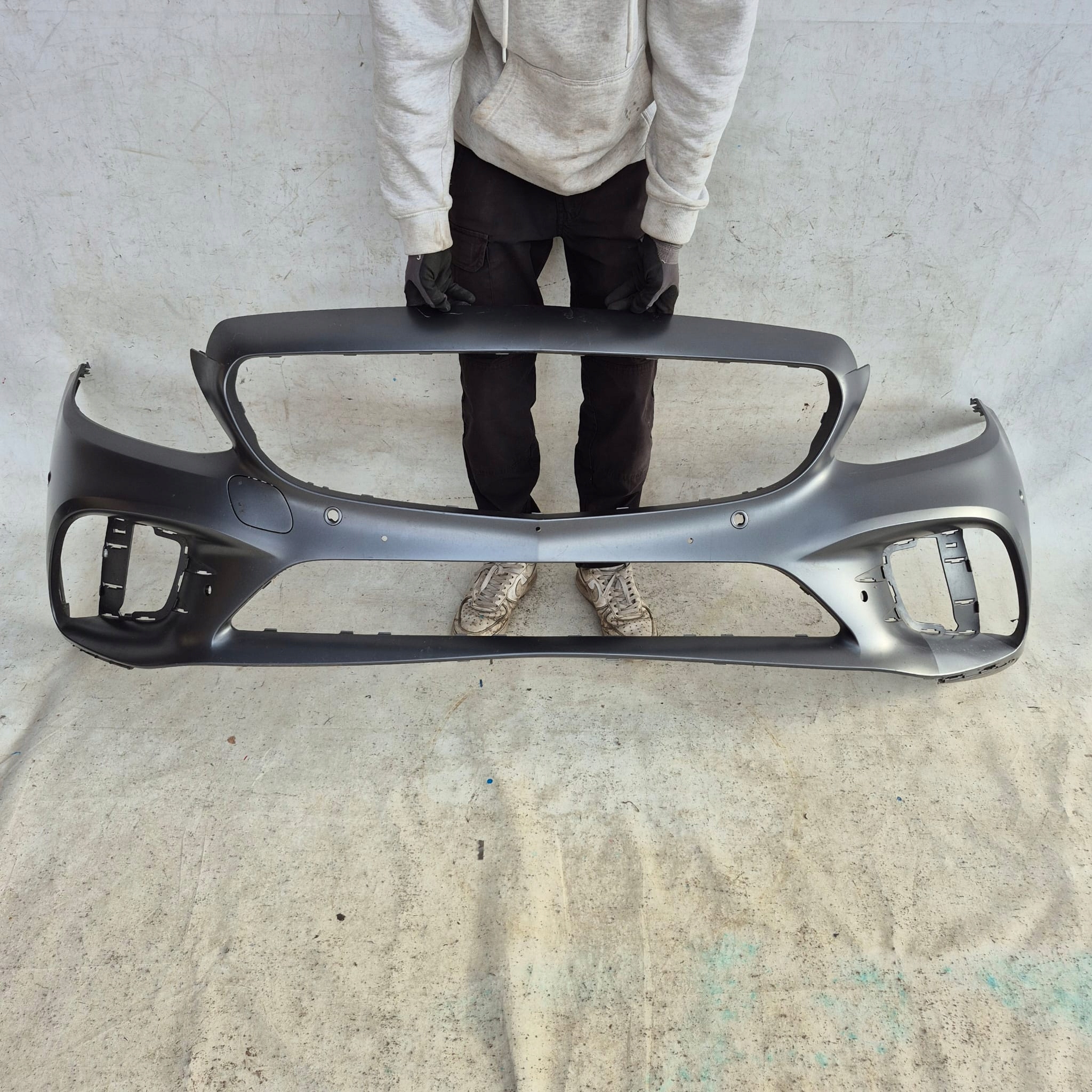 MERCEDES C-KLASA W205 AMG LIFT 18- bumper front front PDC