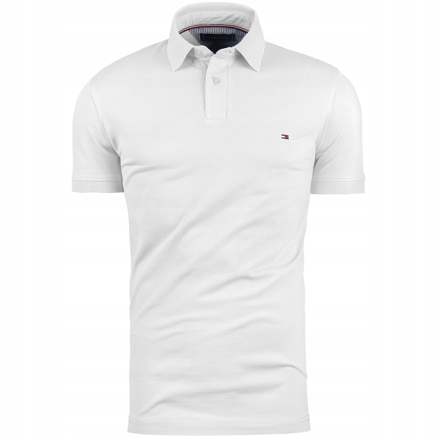 Tommy Hilfiger pánská polokošile MW0MW17770 bílá velikost XL