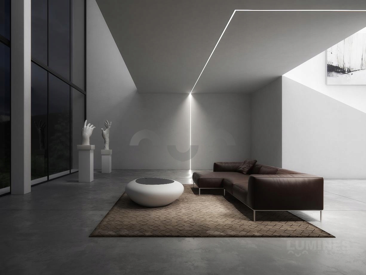 Profil aluminiowy LED do PŁYT GK biały SUBLI 2M Marka Lumines